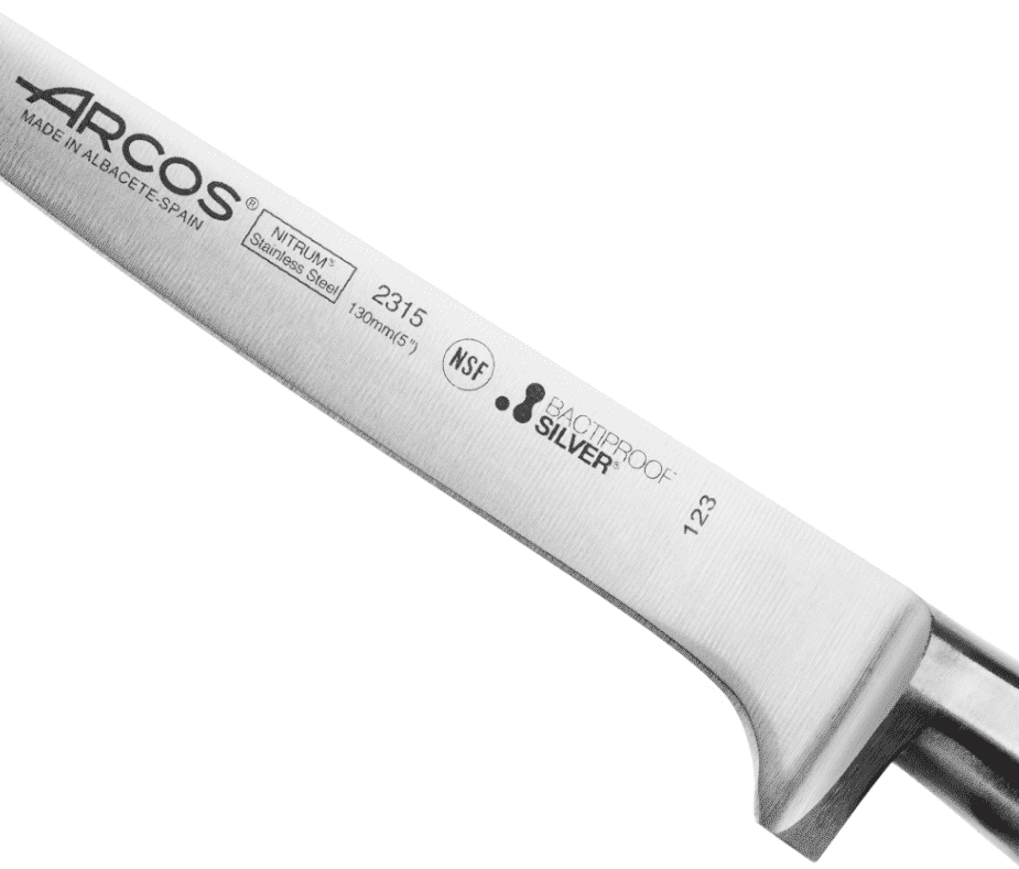 Нож обвалочный 13см ARCOS Riviera Blanca из нержавеющей стали NITRUM, Испания